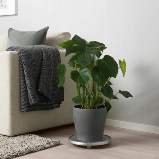 IKEA PERSILLADE OSŁONKA DONICZKI SZARA 19 cm - obrazek 2