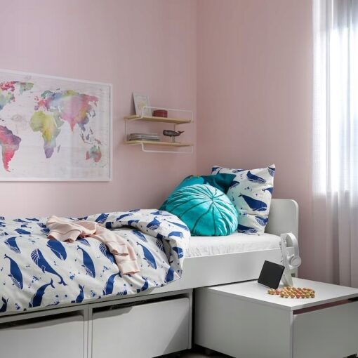 IKEA BLAVINGAD KOMPLET POŚCIELI WZÓR Z WIELORYBAMI - obrazek 5
