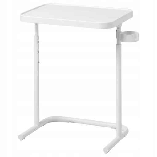 IKEA BJORKASEN STOLIK POD LAPTOPA BIAŁY 60-70 CM - obrazek 2