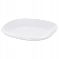 IKEA VARDERA TALERZ PORCELANOWY BIAŁY 25x25 CM