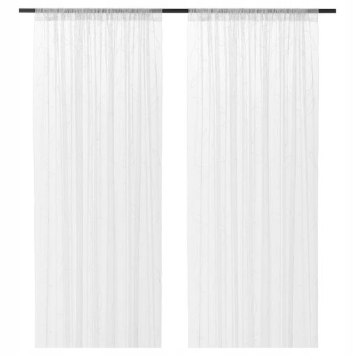IKEA LILLEGERD FIRANKI FIRANY BIAŁE 145X300CM