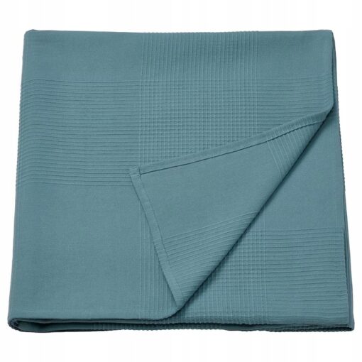 IKEA INDIRA PLED NARZUTA NIEBIESKI 230x250 CM
