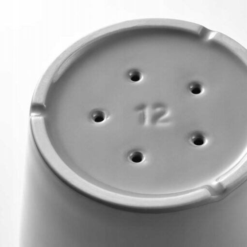 IKEA CITRUSFRUKT DONICZKA Z PODSTAWKĄ SZARA 12 CM - obrazek 5