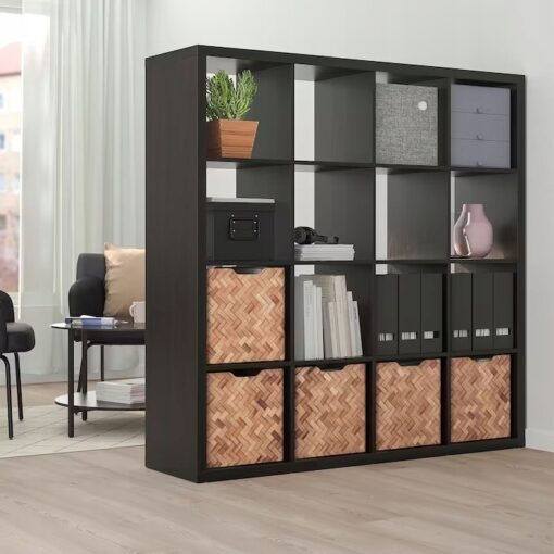 IKEA BULLIG POJEMNIK BAMBUS/BRĄZOWY 32x35x33cm - obrazek 5