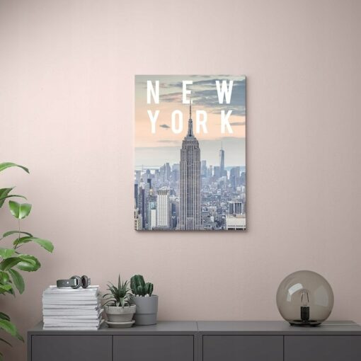 IKEA PJATTERYD OBRAZ WIDOK NOWEGO JORKU 50x70 CM - obrazek 2