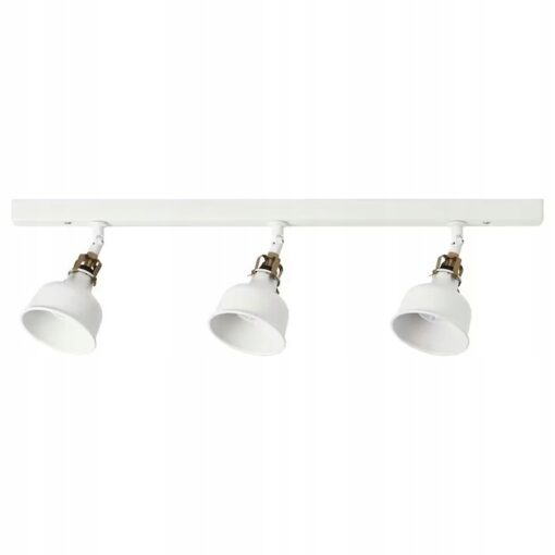 IKEA RANARP LAMPA SUFITOWA 3 REFLEKTORY KREMOWY