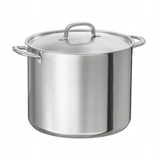 IKEA 365+ GARNEK Z POKRYWKĄ STALOWY 15 L