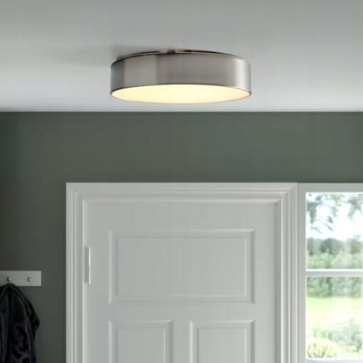 IKEA VIRRMO LAMPA SUFITOWA LED 36 CM NIKIEL - obrazek 2