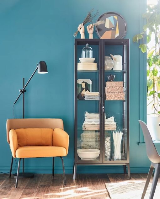 IKEA SKURUP LAMPA PODŁOGOWA STOJĄCA CZARNA 170CM - obrazek 5