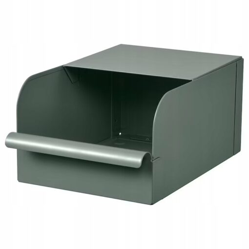 IKEA REJSA PUDEŁKO SZARE/ZIELONE 17.5x25x12.5 CM