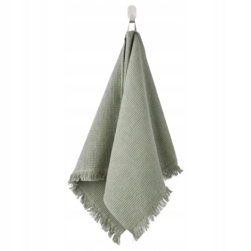IKEA VALLASAN RĘCZNIK DO RĄK JASNY ZIELONY 50x100