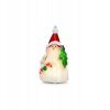 FIGURKA LED MIKOŁAJ Z CHOINKĄ ŚWIECĄCY 5.5 x 10 CM