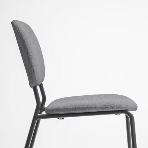 IKEA KARLJAN KRZESŁO DO JADALNI CIEMNOSZARY - obrazek 2