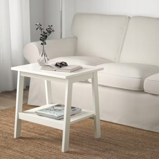 IKEA LUNNARP STOLIK BIAŁY 55X45CM - obrazek 5