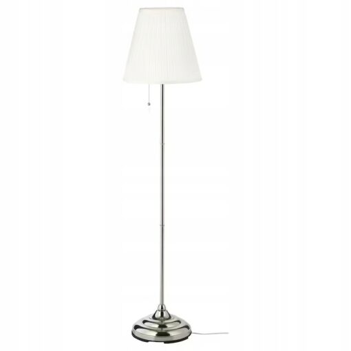 IKEA ARSTID LAMPA PODŁOGOWA STOJĄCA NIKIEL 155CM