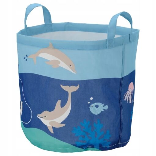 IKEA BLAVINGAD TORBA ZE WZOREM ZWIERZĄT OCEANU