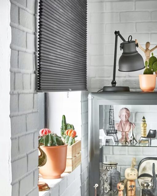 IKEA HOPPVALS ROLETA ZACIENIAJĄC SZARY 140X155 - obrazek 5