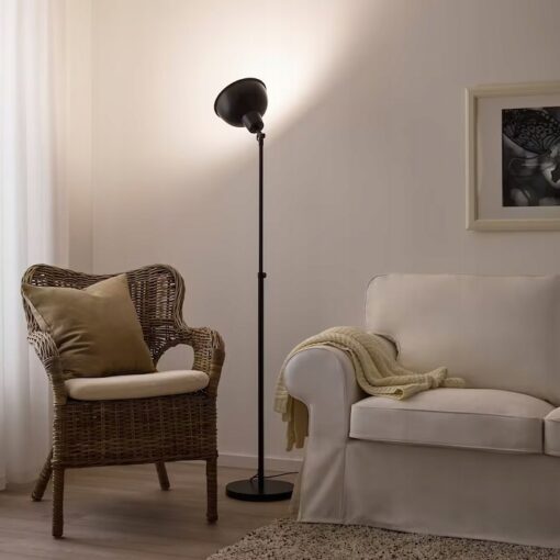 IKEA SKURUP LAMPA PODŁOGOWA STOJĄCA CZARNA 187CM - obrazek 5