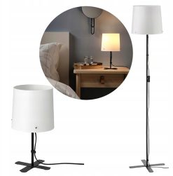 IKEA BARLAST LAMPA PODŁOGOWA 150cm I STOŁOWA 31cm