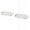 IKEA FROJDEFULL TALERZ PORCELANOWY BIAŁY 25CM 2SZT