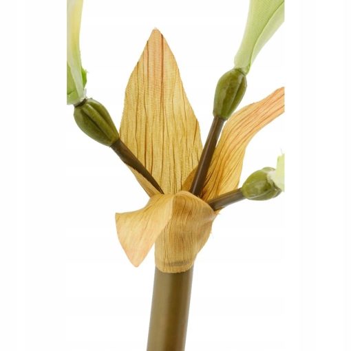 SZTUCZNY KWIAT AMARYLIS BIAŁY 60 CM - obrazek 3