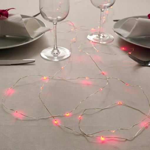 IKEA STRALA ŁAŃCUCH ŚWIETLNY LED NA BATERIE x 40 - obrazek 3
