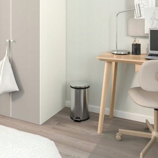 IKEA SNORPA KOSZ NA ODPADY STAL NIERDZ. 12 L - obrazek 3