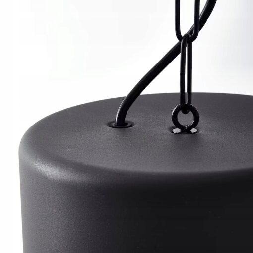 IKEA HEKTAR LAMPA WISZĄCA CIEMNA SZARA 38 cm - obrazek 3