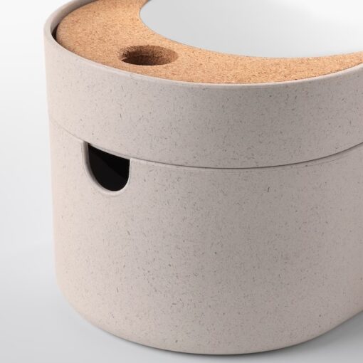 IKEA SAXBORGA PUDEŁKO Z POKRYWKĄ LUSTRO 24X17CM - obrazek 3