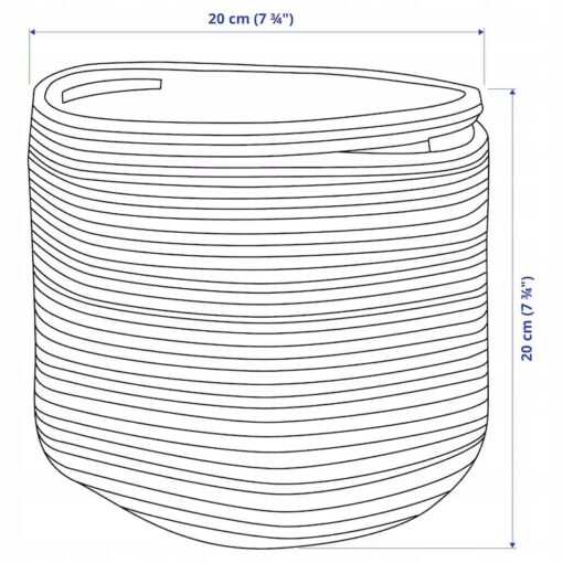IKEA STRANDSKATA TORBA NA ZABAWKI KOLOROWA 20 CM - obrazek 6