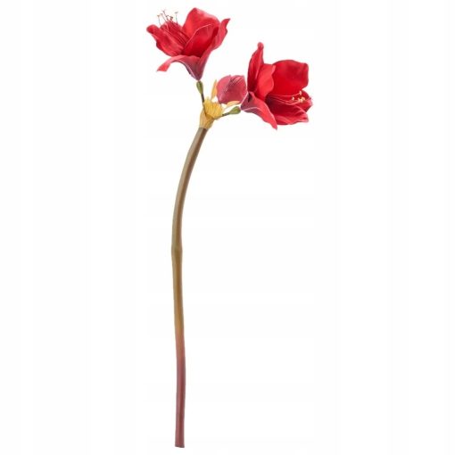 SZTUCZNY KWIAT AMARYLIS CZERWONY 60 CM