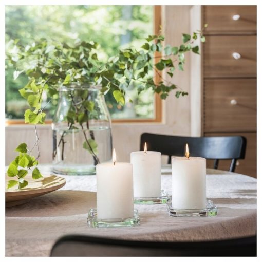 IKEA ADLAD ŚWIECA ZAPACHOWA SKANDYNAW. LASY 3 SZT. - obrazek 3