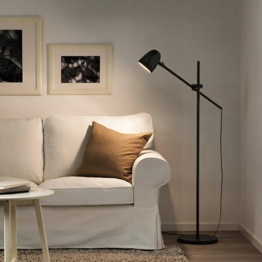 IKEA SKURUP LAMPA PODŁOGOWA STOJĄCA CZARNA 170CM - obrazek 4