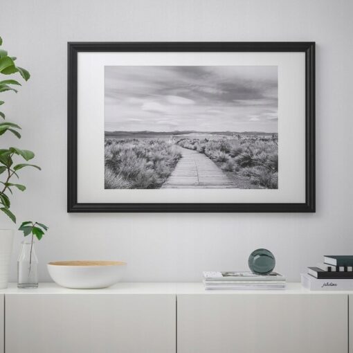 IKEA EDSBRUK RAMKA NA OBRAZ BEJC CZARNY 61x91 CM - obrazek 3