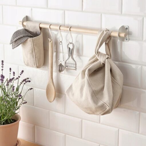 IKEA NEREBY POJEMNIK NATURALNY 8.5x8.5x23 cm - obrazek 5