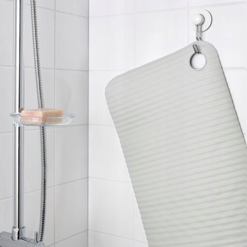 IKEA DOPPA MATA DO WANNY JASNO SZARA 33x84 CM - obrazek 5