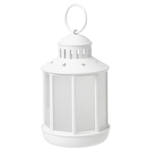 IKEA STRALA LATARENKA LED NA BATERIE BIAŁA 13 CM