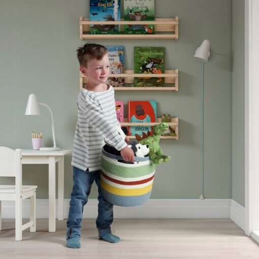 IKEA STRANDSKATA TORBA NA ZABAWKI KOLOROWA 20 CM - obrazek 2