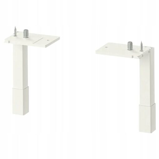 IKEA ENHET NOGA DO SZAFKI 12.5cm BIAŁY 2 SZTUKI