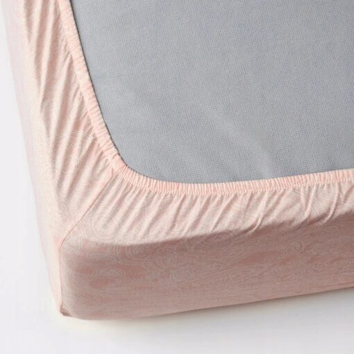 IKEA JATTEVALLMO PRZEŚCIERADŁO Z GUMKĄ RÓŻ 90X200 - obrazek 4
