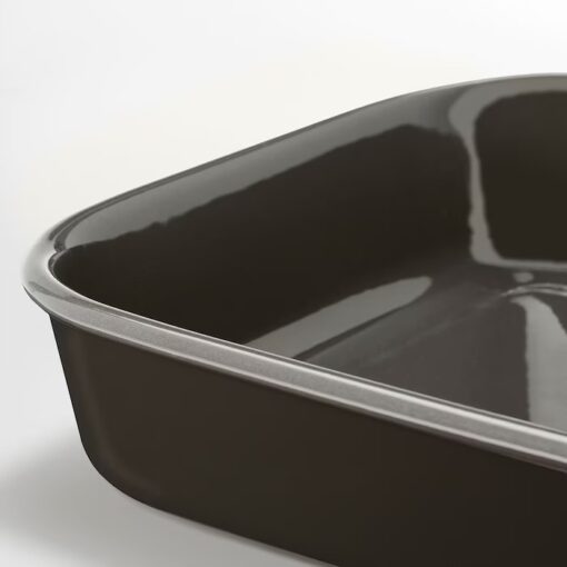 IKEA VARDAGEN NACZYNIE ŻAROODPORONE SZARY 33x26 CM - obrazek 3