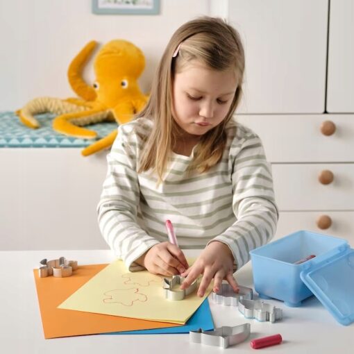 IKEA BLAVINGAD FOREMKI DO CIASTOLINY SREBRNE 5 SZT - obrazek 4