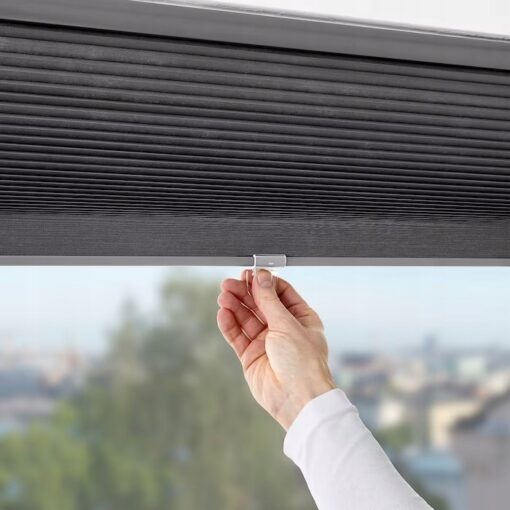 IKEA HOPPVALS ROLETA ZACIENIAJĄCA CZARNY 60X155CM - obrazek 2