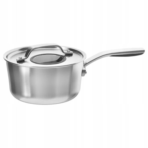IKEA SENSUELL RONDEL Z POKRYWKĄ GARNEK STAL 2.4L