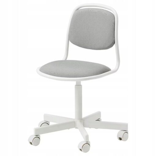 IKEA ORFJALL KRZESŁO OBROTOWE BIAŁE/SZARE DZIECIĘC
