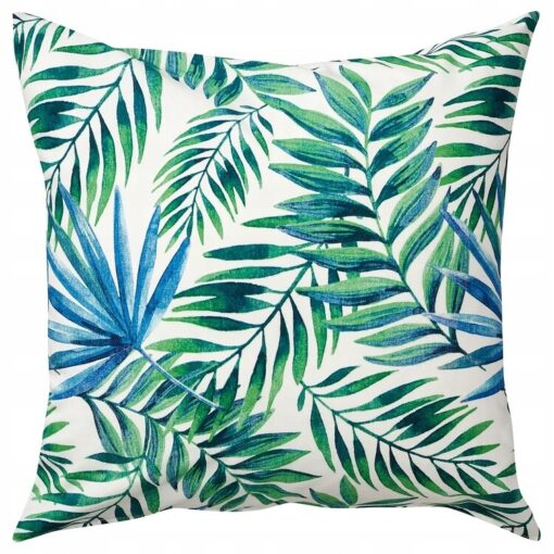IKEA ROSENPION POSZEWKA PODUSZKI / WZÓR W LIŚCIE