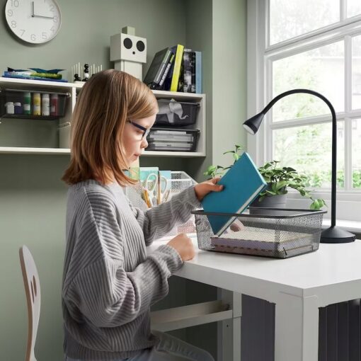IKEA TROFAST SIATKOWE PUDEŁKO CIEMNE SZARE - obrazek 3