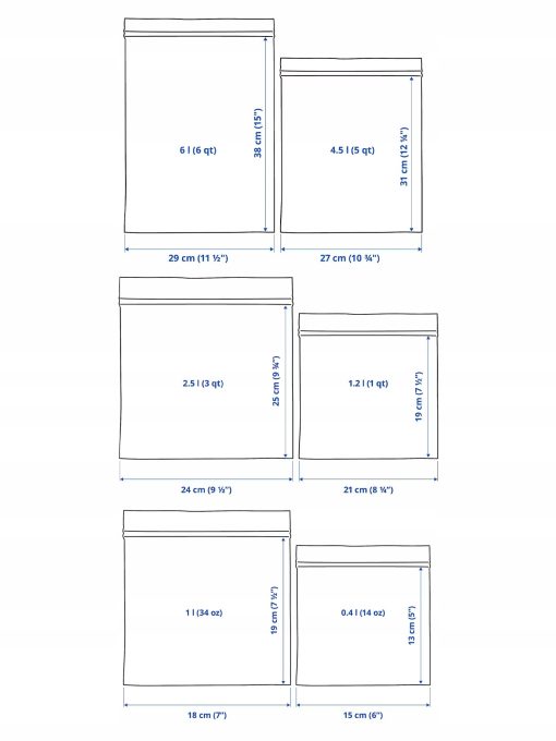 IKEA ISTAD TOREBKI WORECZKI STRUNOWE 140 szt. - obrazek 14