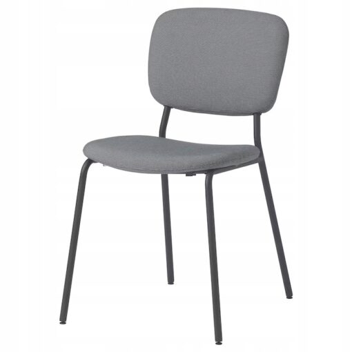 IKEA KARLJAN KRZESŁO DO JADALNI CIEMNOSZARY