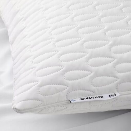 IKEA SOTNATFJARIL POSZEWKA PODUSZKI OCHRONNA BIAŁA - obrazek 3